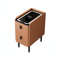 Nordic and design Narrow End Table Space-Saving Nightstand Modern Design Bedroom Furniture With Storage Drawer for Students, Apartment Dwellers, Adults, Small areas, Dormitory, Dorm Room, Home Office