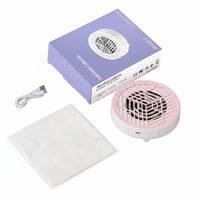 Nail Dust Extractor Strong Suction Manicure Dust Vacuum Low Noise for Home Use