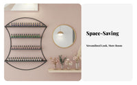 On the mountedMounted Nail Polish Mounted Areasaving Nail Polish Mounted Rack Easy Installation Display Shelf for Salon Owners, Home Users, Spa