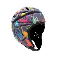 Sports Headgear Chin Strap Open-Face Head Covering Molded Side Panels Padded Sports Head Covering for Basketball