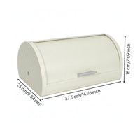 Desktop Storage Box Enclosed Arched Top Storage Box Curved for Entryway, Pantry