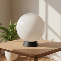 18cm White DIY Graffiti Soccer Ball for Kids, PVC Warm-up Activity Prop