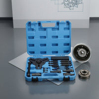 Two Clutch Transmission Remover Installer Tool Kit Heavy-Duty Two Clutch Transmission Tool with Storage Case Dry for Car Enthusiasts