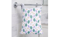 wet/dry Bag Reusable Wet Bag with Wrist Strap Two-Compartment Zippered Pouch for Parents, Journeyers, Travel, Nursery