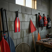 Oxford Material Kayak Tow Flag Tapered Top Safety Tow Pennant Strap Strap Kayak Warning Flag Stitched