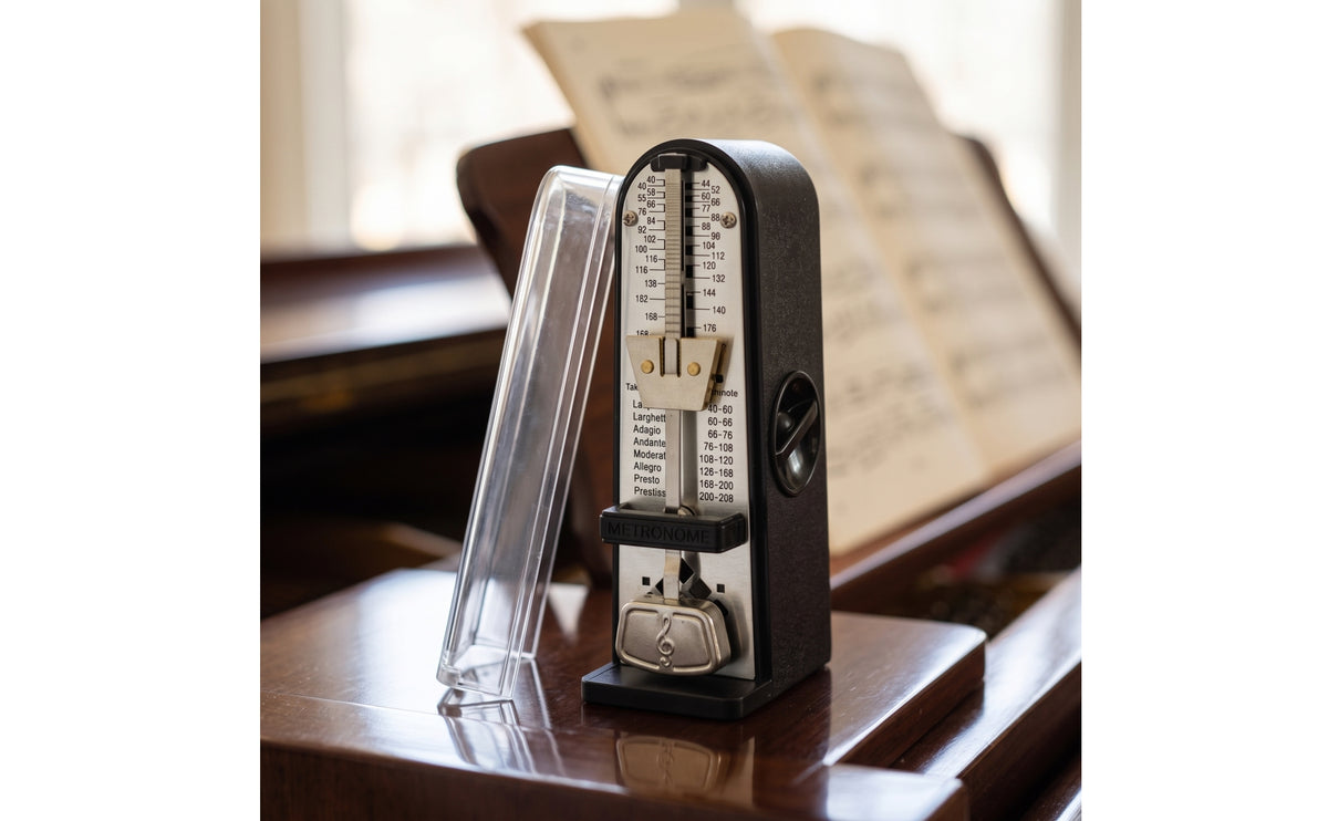 Mechanical Metronome Compact Mini Metronome High Accuracy Tempo Device Pianists, Guitarists, Travel