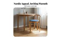 Nordic Design Woven Backrest Chair Stackable Indoor Furniture Space-Saving Kitchen Seat Vintage aesthetic for Interior Designers, Homeowners, Restaurant Owners, Dining Room, Small Apartment, Cafe