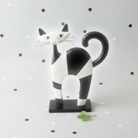 Spotted Feline Figurine Display Decorative Feline Figurine Cute for Study