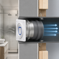 Submarine Backflow Preventer for Kitchen & Bathroom Exhaust Vents
