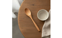 Long Handle Cuchara De Madera Con Mango Largo Artesanal Cuchara De Madera Para Servir Natural Wooden Spoon Ligero for Dining, Kitchen