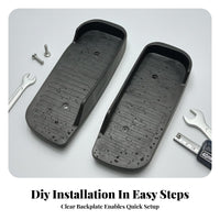 Exercise Foot Pedal Textured Grip Surface Workout Gear Raised Side Wall