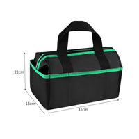 Tool Storage Bag Multi-Pocket Tool Bag with Pockets Heavy-Duty Soft-Sided for Handymen, Home Repairs, Jobsite