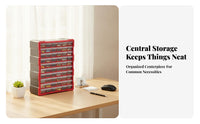 Pull-out Drawers Small Parts Drawer Organizer Vertical Plastic Parts Cabinet for Workshop, Electronics Bench