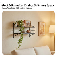 Adhesive Floating shelf Space-Saving Wall Shelf Anti-Fall Guardrail for Students