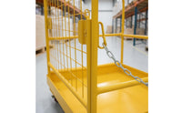 Forklift Cage Wire-Mesh Forklift Personnel Workstation Locking Pin Industrial Gear for Warehouse