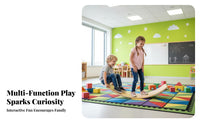 Child-Centered Inspired Wooden Balance Board Improves Core Strength Curved Seesaw Board Long-Lasting Natural Wood Learning Toy Multi-Functional for Toddlers, Exercise, Playroom