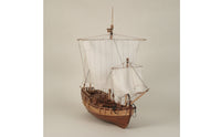 Wooden Ship Model Kit Diy Sailing Ship Model Kit with Stand Detailed for Collectors, Desk