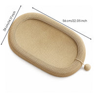 Cat Scratching Board Woven Cat Scratcher with Toy Ball Eco-Friendly for Home