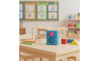 3-Minute Recording Box Single-Button Voice Box Compact Voice Recorder with Speaker Battery-Operated for Teachers, Students, Classroom, Interactive Displays