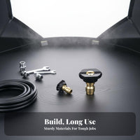 Color Coded 1/4 Inch Quick Connect Spray Nozzle Stainless Steel Construction Pressure Washer Nozzle Tip Long-Lasting for Car Washing