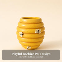 Rounded Bee Wall Planter Decorative Bee Nest Plant Pot