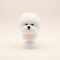 Pet Grooming Practice Head Dog Grooming Mannequin with Hair Smooth