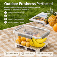 Outdoor Storage Box, Weatherproof Garden Storage Box for Cushions, Sealed Storage Box with Lid, Drain Board for Outdoor Use