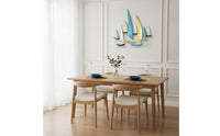 Metal Sailboat Wall Art Modern Sailboat Wall Artistic and Simple to Hang for Entryway
