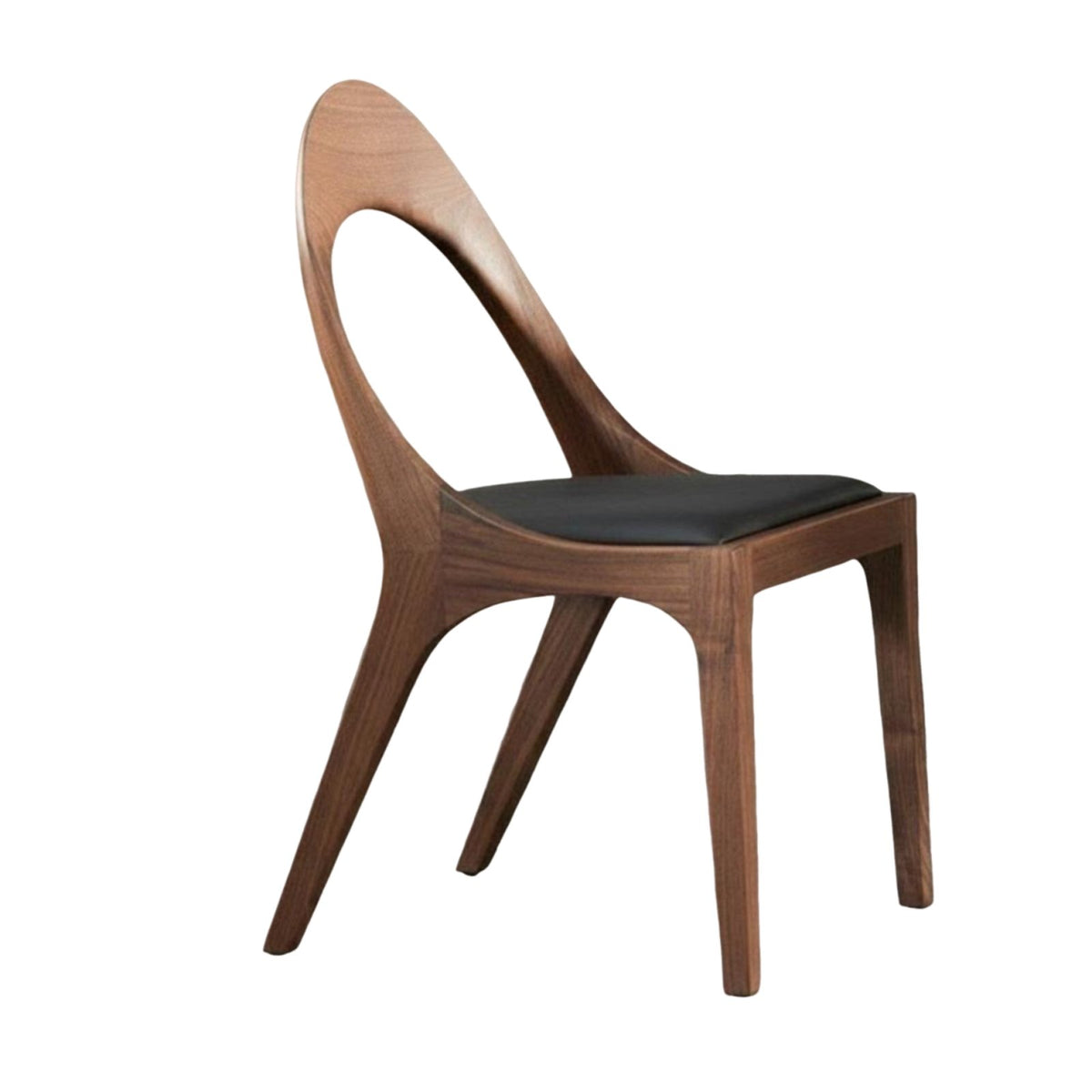 Nordic aesthetic Curved spine Wooden Chair sturdy Wood Construction Upholstered Wooden Dining Chair Ergonomic spinerest Kitchen Seat long-lasting Build for Homeowners, Professionals, Adults, Conference Room, Home Office, Restaurant