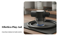 Water Pump Strainer Easy to Clean Boat Water Pump Pre-Strainer 50 Mesh Pipe Strainer Transparent Bowl Plumbing Fitting
