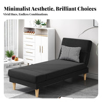 Space-Saving Fold-extendable Ottoman Bed Foldable Sleeper Sofa Multi-Functional Design transformable Furniture Sturdy Frame for Apartment Dwellers, Guests, Students, Small Spaces, Living Room, Bedroom, RV