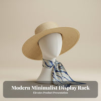 Pin-Accepting Mannequin Head Shoulder Design Hat Display Stand Stable Base Female Head Model for Cosplayers, Retailers, Retail Store, Boutique