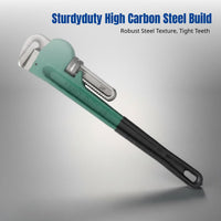 Heavy-Duty Adjustable Jaw Wrench, Large Opening, Multi-Function Automatic Tightening Tool for Home Installation & Removal