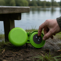 Mini Magnetic Fishing Bait Tray with Double-Layer Design for Fishing Chairs and Boxes