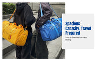Large Capacity Travel Bag, Oxford Cloth, Unisex, Winter Sports, Skiing, Camping, Overnight Storage, Multiple Colors