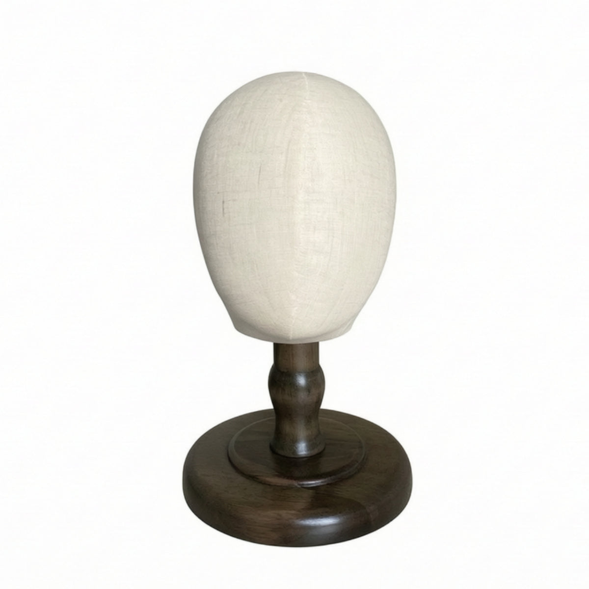Cloth Covered Mannequin Head with Stand Hat Display Holder Lightweight for Hair Stylists
