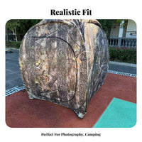 Mesh Expandings Spring-up Concealment Blind Portable with Carrying Bag Concealment Spring-up Hide Transparent Mesh Concealment Shelter Wide Viewing Angle for Wildlife Photographers, Bird Watchers, Nature Observers, Campsite, Outdoors, Woods, Fields