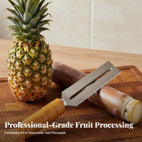 Sugarcane Skin Remover Stainless Steel Sugarcane Peeling Pineapple Skin Remover Versatile Sturdy Duty Fruit Multifunctional