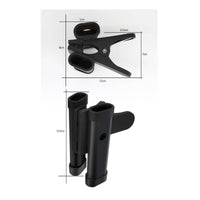 Drumstick Sticks Holder with Clamp Compact Drumstick Holder with Clamp Matte for Drummers, Percussionists, Stage, Rehearsal Rooms