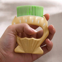 Pet Grooming Comb Gentle Comb with Plastic Handle Comfortable Sturdy for Cats, De-Shedding