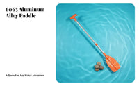 Telescopic Boat Paddle Unsinkable Water Pump Paddle Extendable Kayak Oar Portable Bilge Pump Oar Lightweight for Canoeists