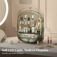 Cosmetic Display Case with Drawers Large Capacity Vanity reachory for vanity table