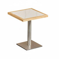 long-lasting Construction Fast Food Dining Set Minimalist Design utilitarian design Table and Seating Commercial Furniture for Restaurant Owners, Canteen Managers, Cafe, Bistro, Small Spaces