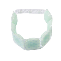Translucent Neck Cooling Collar Flexible Adjustable Neck Cooler Snowflake Pattern Heat Relief Gear Glossy Finish for Outdoor, Sports