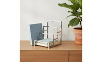 3-Layer Wallet Display Rack Compact Wallet Display Holder Sleek Minimalist for Boutiques, Shelves