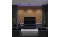 Wood Grain Acoustic Panel Texture Decorative Wall Panel Flame Retardant Self Acoustic Foam for Office