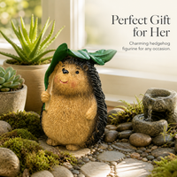 Miniature Hedgehog Resin Ornament for Garden & Landscape Decor