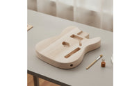 Electric Guitar Body Replacement Unfinished Electric Guitar Body with HH Pickups DIY Instrument Part for Hobbyists