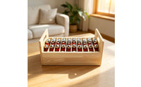 Hand Bells with Wooden Box Portable Classroom Jingle Bells Percussion Instrument Musical Rhythm Toys for Preschool