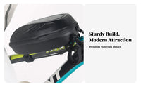 Two-Way Zipper Electric Scooter Hanging Bag Water-Resistant EVA Hard Shell Case Easy to Install for Commuters, Commuting, Travel, City Trips